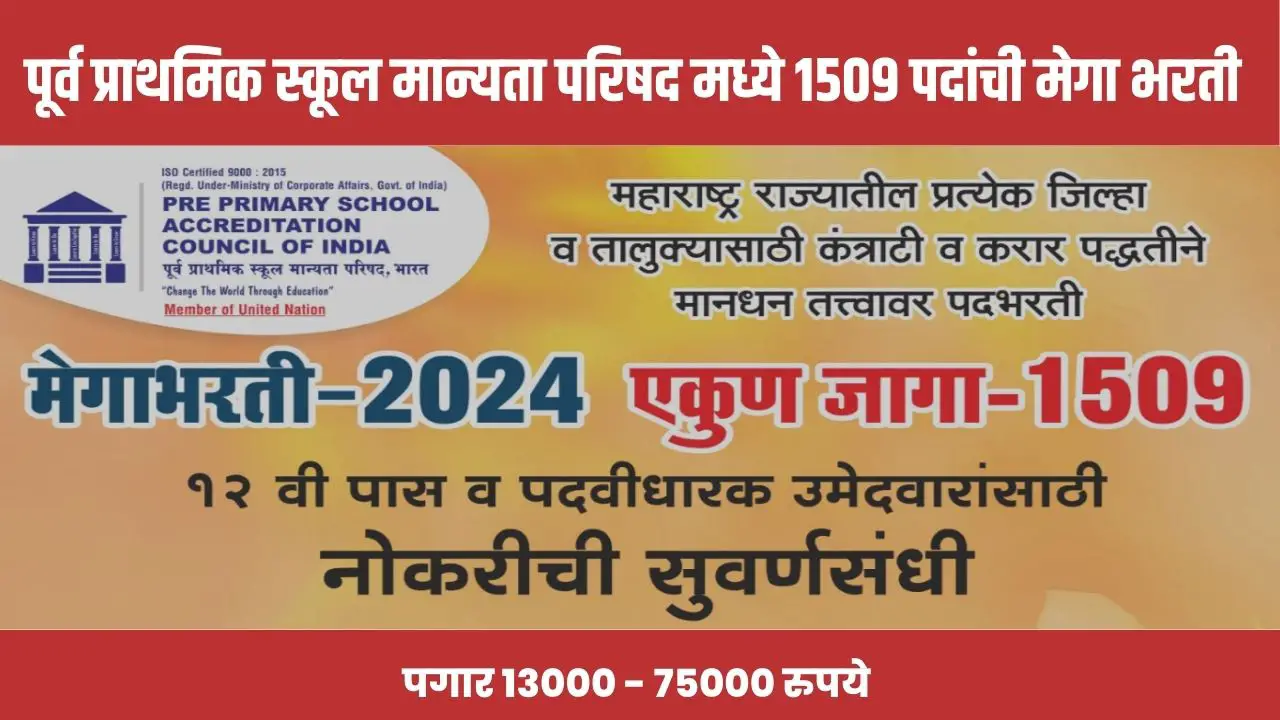 PRE PRIMARY SCHOOL ACCREDITATION COUNCIL OF INDIA