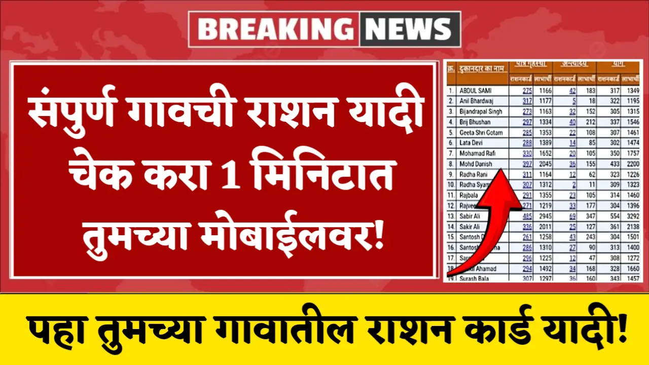 ration card new list