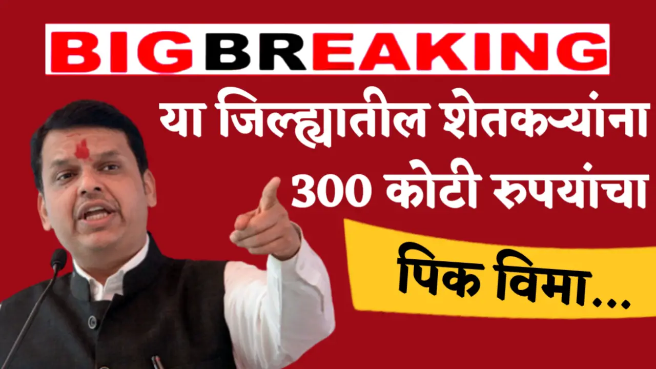 300 crore pik vima declared