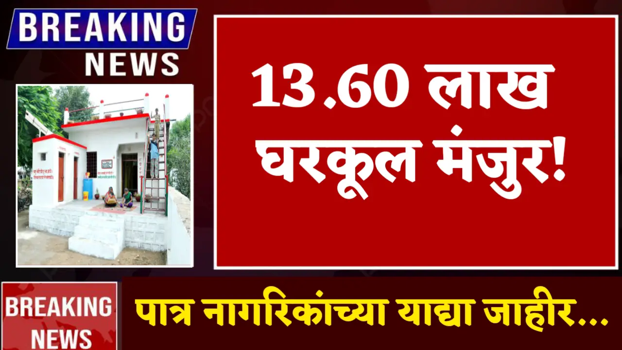 13.60 lakh gharkul manjur, new list declared