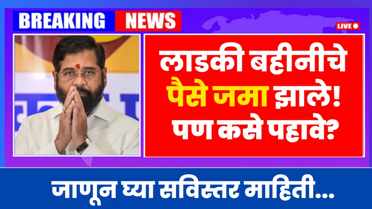 ladki bahin yojana money checked